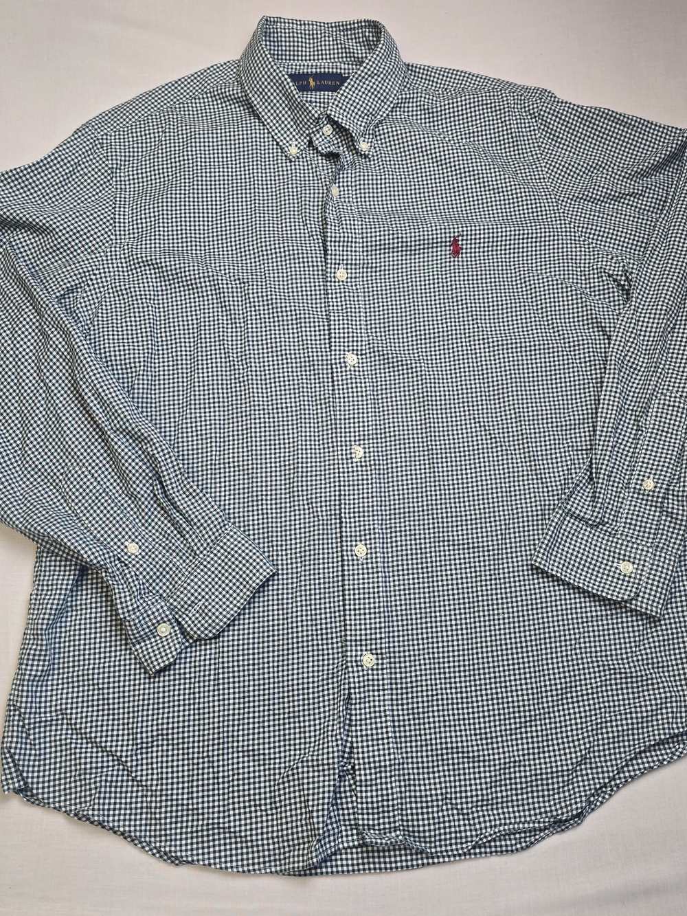 Polo by Ralph Lauren Blue Gingham Button-Down Shirt